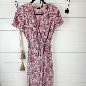Free Press hi/lo wrap maxi dress Size S